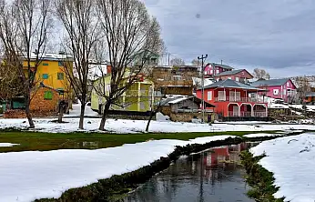 Konya'da kar manzarası büyüledi!