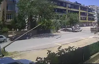 Konya'da korku dolu dakikalar: Güvenlik kamerası her şeyi kaydetti!