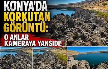 Konya'da korkutan görüntü: O anlar kameraya yansıdı!