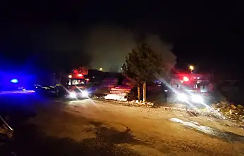 Konya'da korkutan yangın!