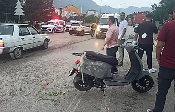 Konya'da pikap ile motosiklet çarpıştı: 2 kişi yaralı