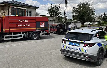 Konya'da polisten kaçıp duvara tosladı! Kaçma nedeni pahalıya patladı