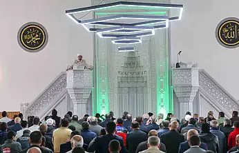 Konya'da sanayi esnafının beklediği cami dualarla ibadete açıldı