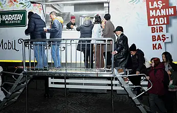 Konya'da Şeb-i Arus haftasında gelenek haline gelen sıcak lezzet