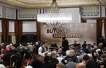 Konya'da sevgiyle kurulan sofra, büyüklerimizin gönlünü ısıttı