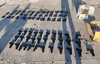 Konya'da silah operasyonu: Çok sayıda tabanca ele geçirildi
