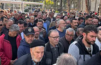 Konya'da silahlı saldırıda hayatını kaybeden İbrahim Aktaş son yolculuğuna uğurlandı