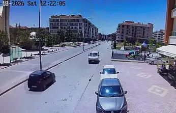Konya'da sorumsuz sürücü trafiği tehlikeye soktu!