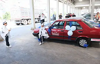 Konya'da Tofaş konvoyuyla sünnet şöleni