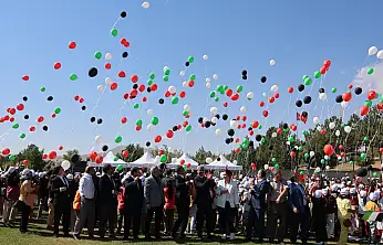 Konya'da uçurtmalar gökyüzüne, mesaj Gazze'ye yükseldi