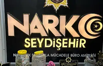 Konya'da uyuşturucuya geçit yok: 5 adrese eş zamanlı baskın