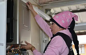 Konya'daki kadın tesisatçı sektörde fark yaratıyor