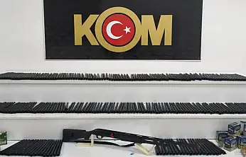 Konya'daki operasyonda cephanelik çıktı!