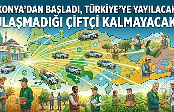 Konya'dan başladı, Türkiye'ye yayılacak: Ulaşmadığı çiftçi kalmayacak!
