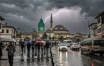 Konya için sağanak yağış uyarısı verildi: O 2 güne dikkat!