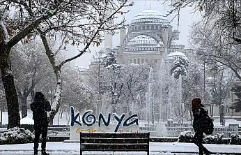 Konya için yeniden kar alarmı: Meteoroloji 2 güne dikkat çekti!