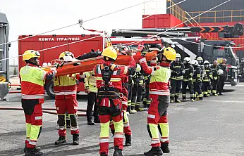 Konya İtfaiyesi dünyaya örnek oldu: 14 ülke katılım sağladı