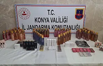 Konya jandarmasından kaçış yok: 915 bin liralık ürüne el konuldu