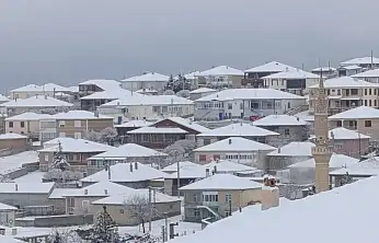 Konya'nın bu ilçesine mevsimin ilk karı yağdı