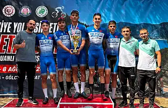 Konya'nın genç pedalları Isparta'da fırtına gibi esti
