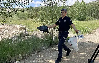 Konya'nın kirini polislerin çalışması ortaya çıkardı: Takdir topladılar!