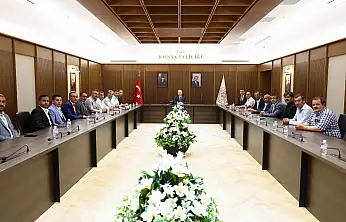 Konya'nın mahalleleri için ortak akıl: Vali İbrahim Akın muhtarlarla buluştu
