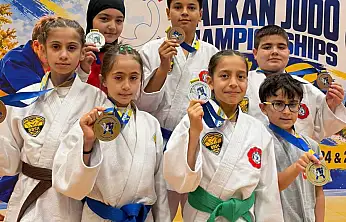 Konya'nın minik judocularından Balkanlar'da madalya yağmuru