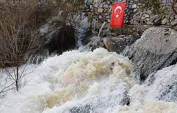Konya'nın su hasretine eriyen kar suları merhem oldu