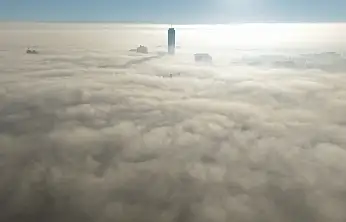 Konya sırra kadem bastı! Sis şehri adeta yuttu