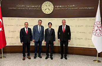 Konya SMMMO heyeti Bakan Şimşek ile görüştü