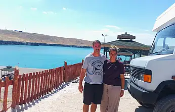 Konya'ya gelen Avrupalı çift, hayranlıklarını gizleyemedi: 'İşviçre'yi aratmıyor'