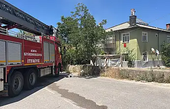 Konya'da yangın paniği: Evde mahsur kalan 6 kardeş için zamanla yarış!