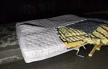 Konya yolunda ilginç kaza! Polis yatağın sahibini arıyor