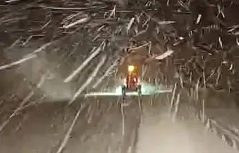 Konya yolunda karın kalınlığı 10 santimetreye ulaştı