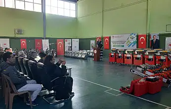 Konyalı çiftçilere makine ve ekipman desteği