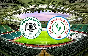 Konyaspor, Çaykur Rizespor'la 33. randevuya çıkıyor...