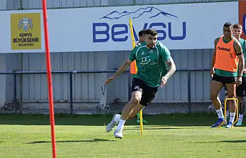 Konyaspor'da kritik maç öncesi son prova tamamlandı