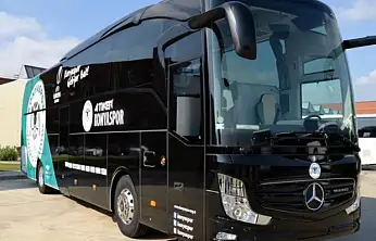 Konyaspor'da takım otobüsüne haciz geldi!