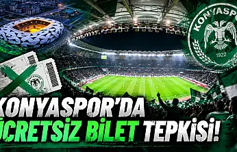 Konyaspor'da ücretsiz bilet tepkisi!