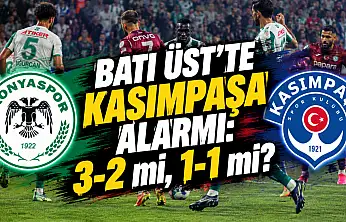 Batı Üst'te Kasımpaşa alarmı: 3-2 mi, 1-1 mi?