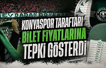 Konyaspor taraftarı bilet fiyatlarına tepki gösterdi