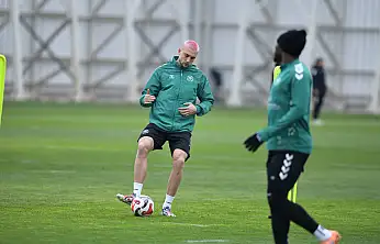 Konyaspor'un, Corendon Alanyaspor maçı hazırlıkları sürüyor