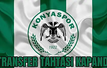 Konyaspor'un transfer tahtası yeniden kapandı!