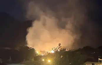 Konya'da korkutan yangın: Saman balyaları kül oldu