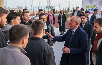 Meram'dan final haftasında öğrencilere moral desteği