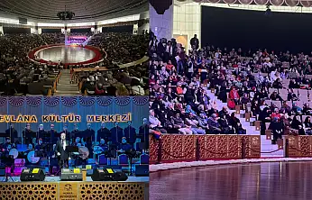 Mevlana'yı anma törenlerinde ilk gün: İşte objektiflere yansıyanlar