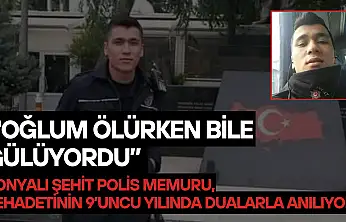'Oğlum ölürken bile gülüyordu': Konyalı şehit polis memuru Emre Horoz şehadetinin 9. yılında dualarla anılıyor