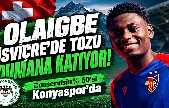 Olaigbe İsviçre'de tozu dumana katıyor!