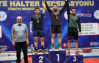 Selçuklu belediyespor kulübü halter takımı Türkiye ikincisi
