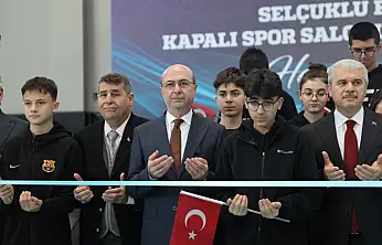 Selçuklu Fen Lisesi'ne modern spor kompleksi kazandırıldı